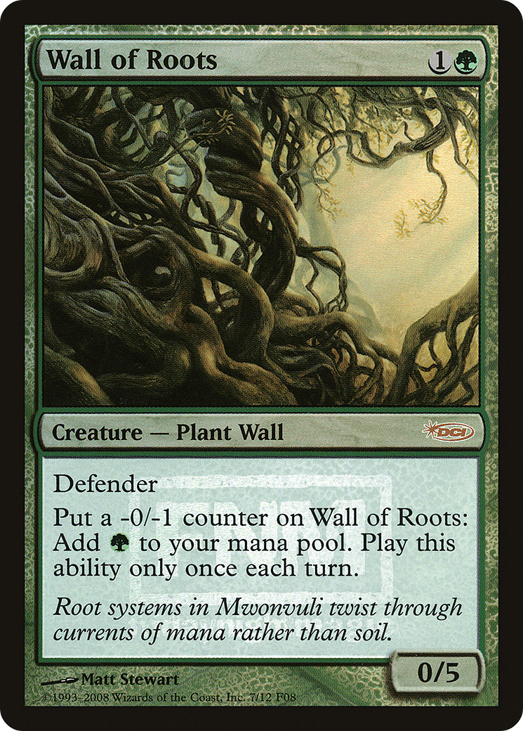 Wall of Roots (FNM-007) (Foil)