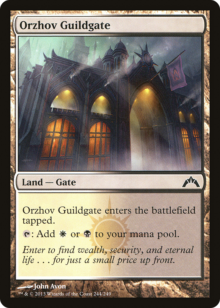 Orzhov Guildgate (GTC-244) (Foil)