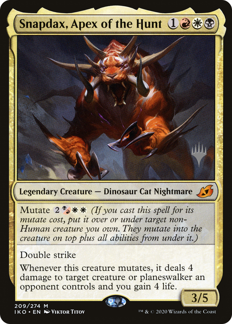 Snapdax, Apex of the Hunt (PPIKO-209P) (Foil)