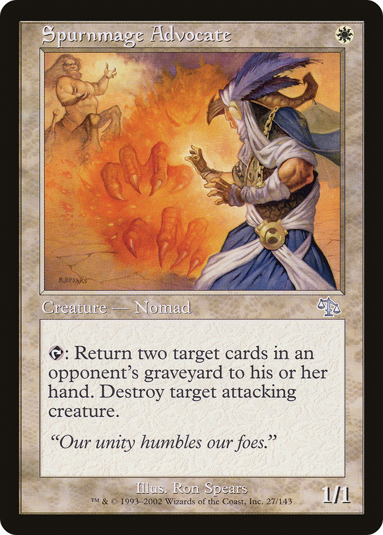Spurnmage Advocate (JUD-027) (Foil)