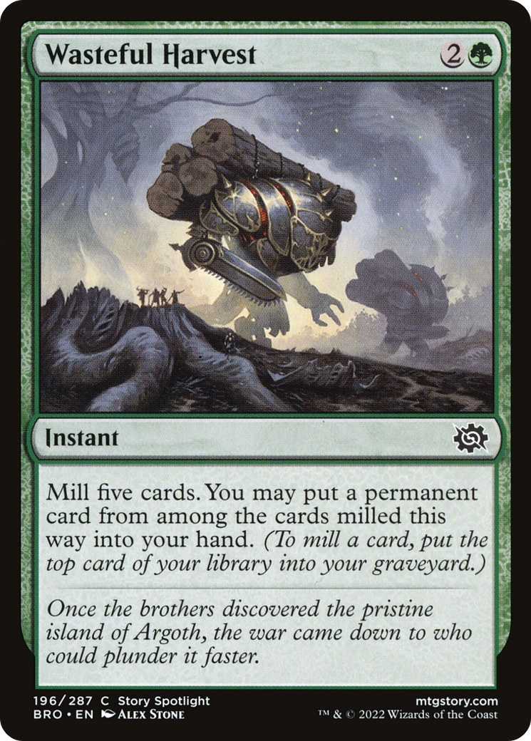 Wasteful Harvest (BRO-196)