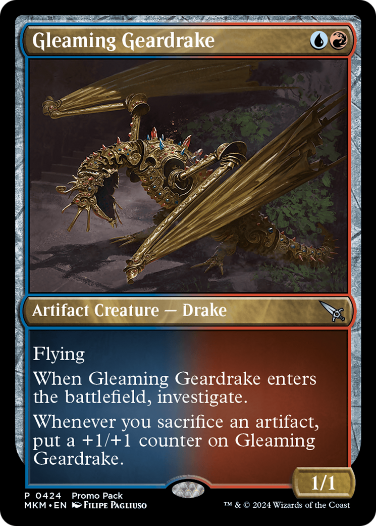 Gleaming Geardrake (PPMKM-424) (Foil)