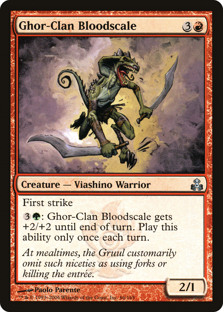 Ghor-Clan Bloodscale (GPT-066) (Foil)