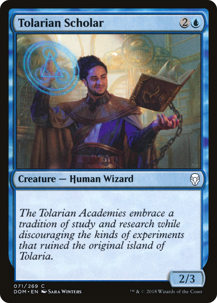 Tolarian Scholar (DOM-071) (Foil)