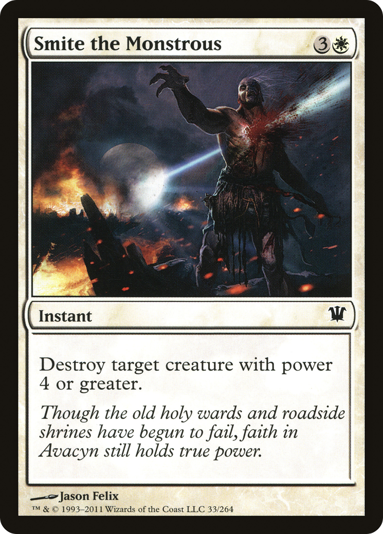 Smite the Monstrous (ISD-033) (Foil)