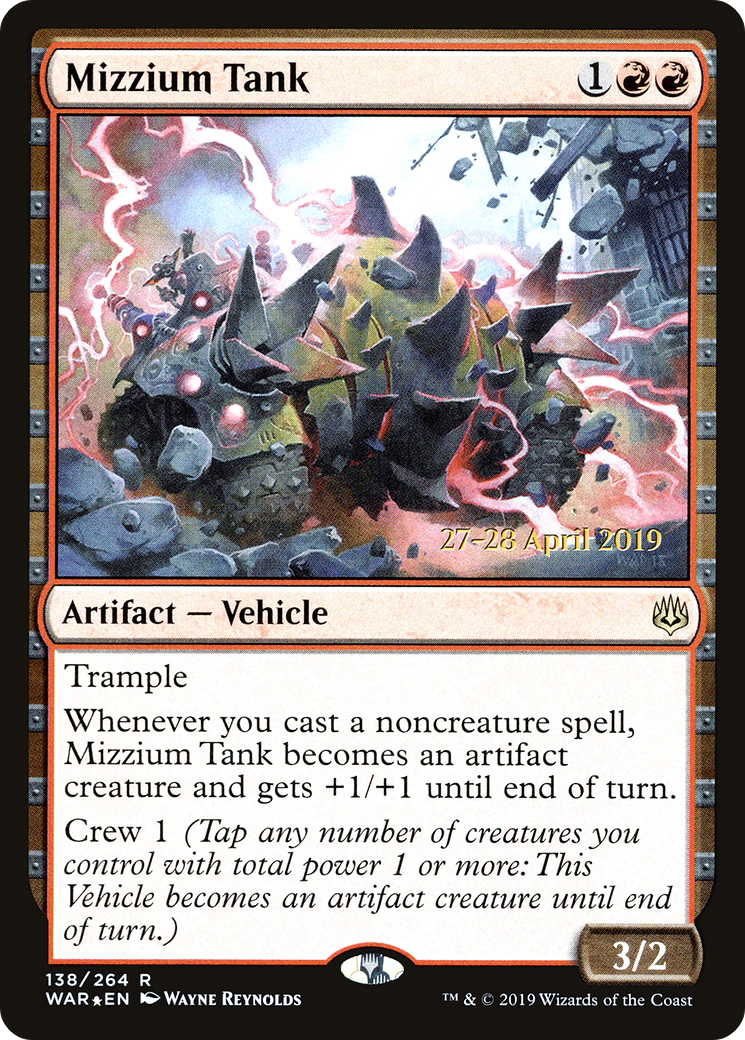 Mizzium Tank (PRE-138S) (Foil)