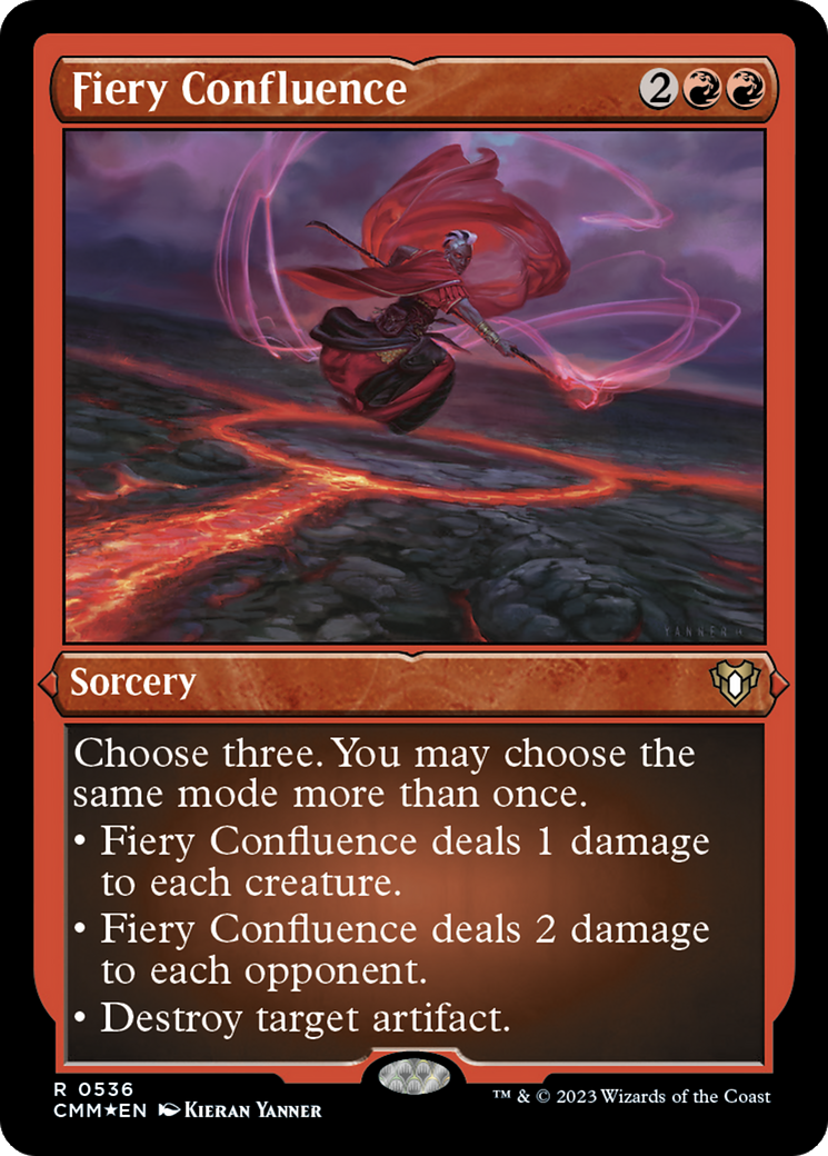 Fiery Confluence (CMM-536) (Etched Foil)