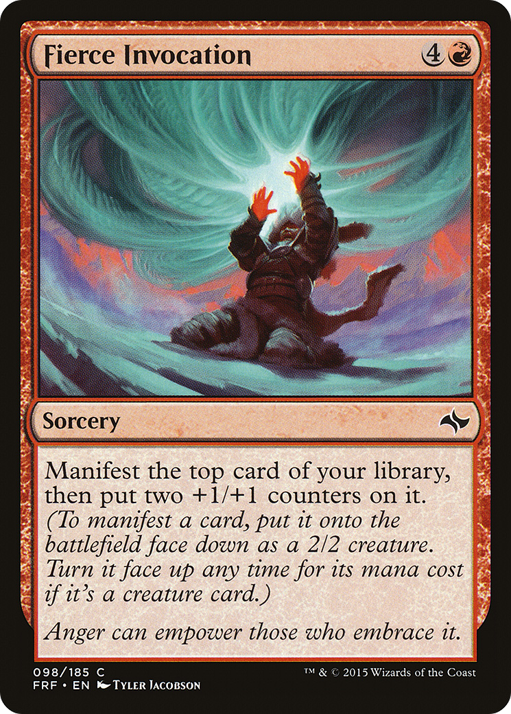 Fierce Invocation (FRF-098) (Foil)
