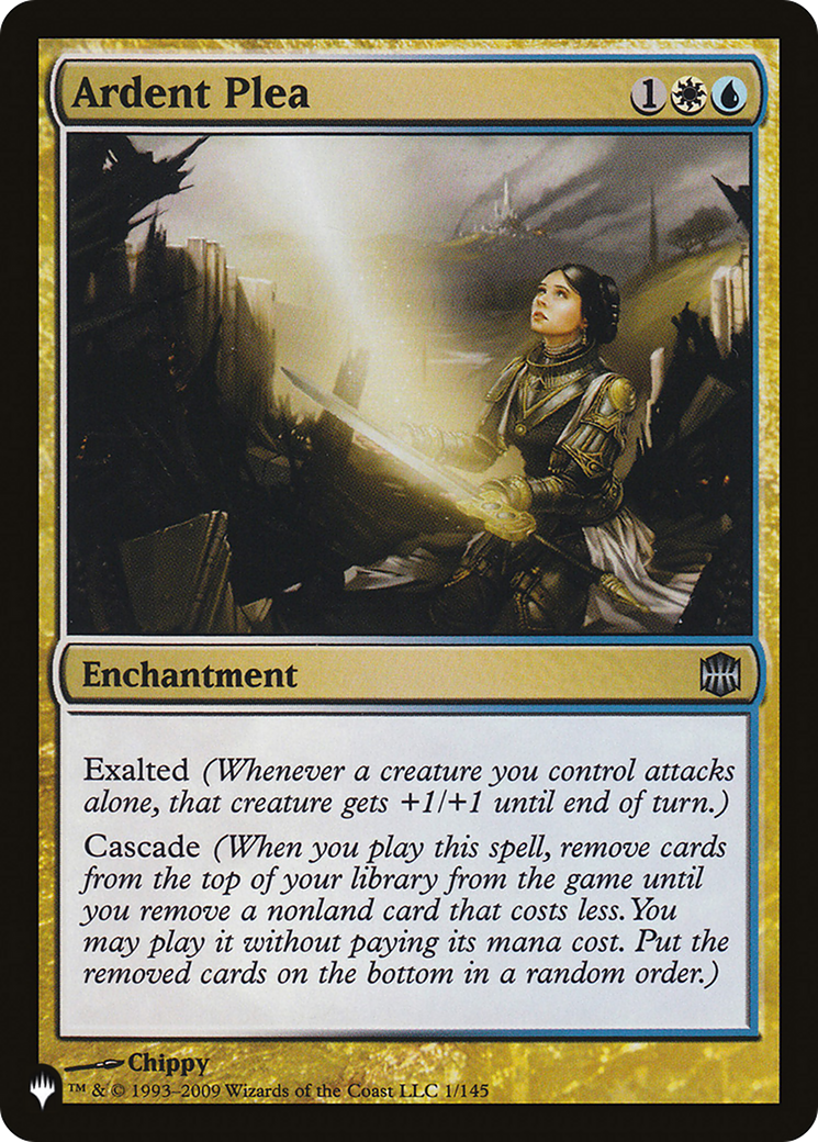 Ardent Plea (LIST-ARB-1)