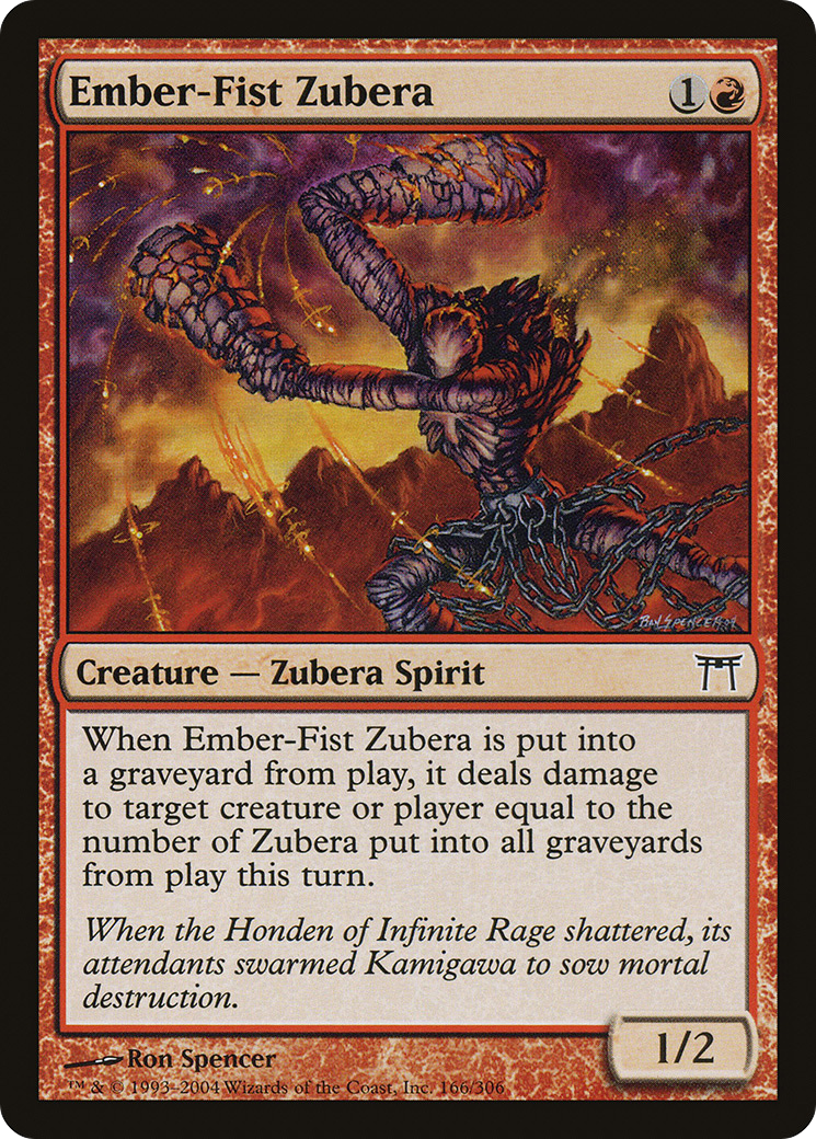 Ember-Fist Zubera (CHK-166) (Foil)