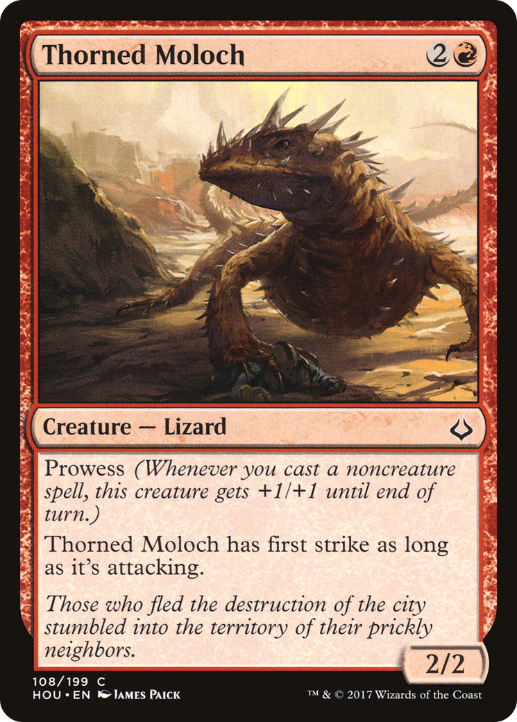 Thorned Moloch (HOU-108) (Foil)