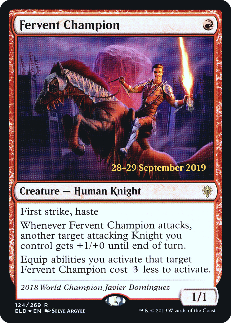 Fervent Champion (PRE-124S) (Foil)