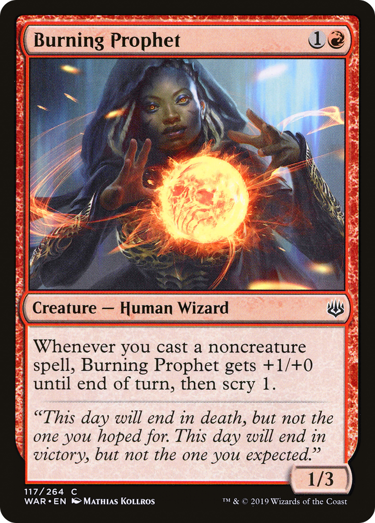 Burning Prophet (WAR-117) (Foil)