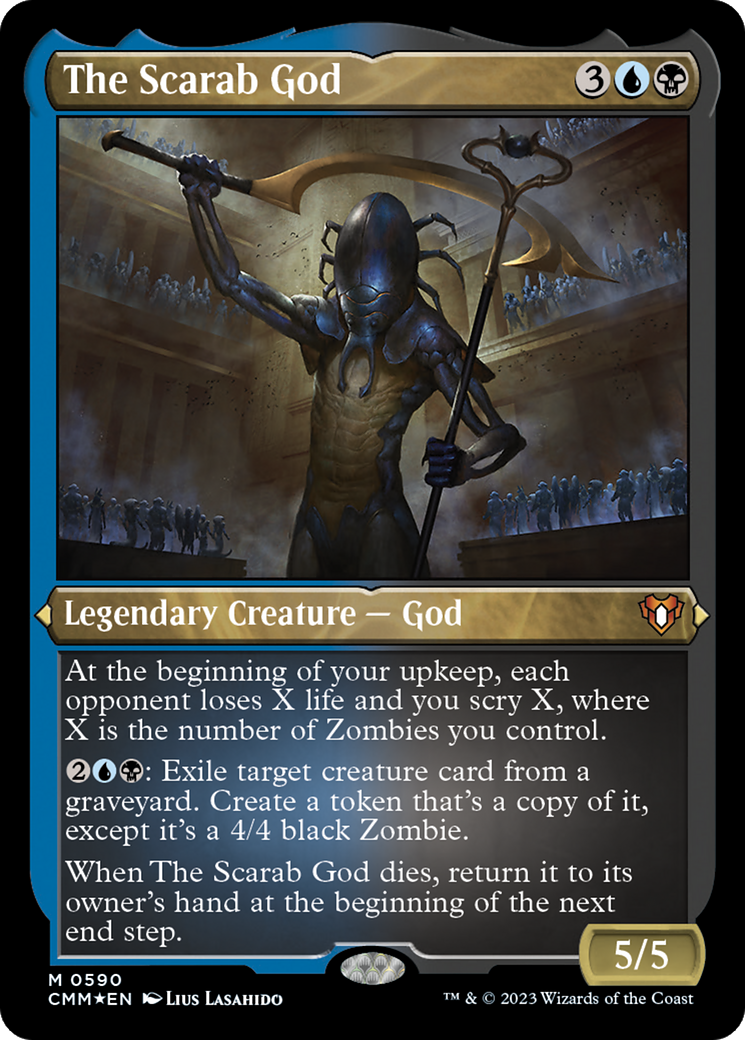 The Scarab God (CMM-590) (Etched Foil)