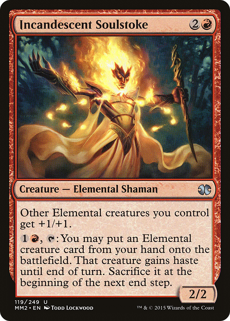 Incandescent Soulstoke (MM2-119) (Foil)
