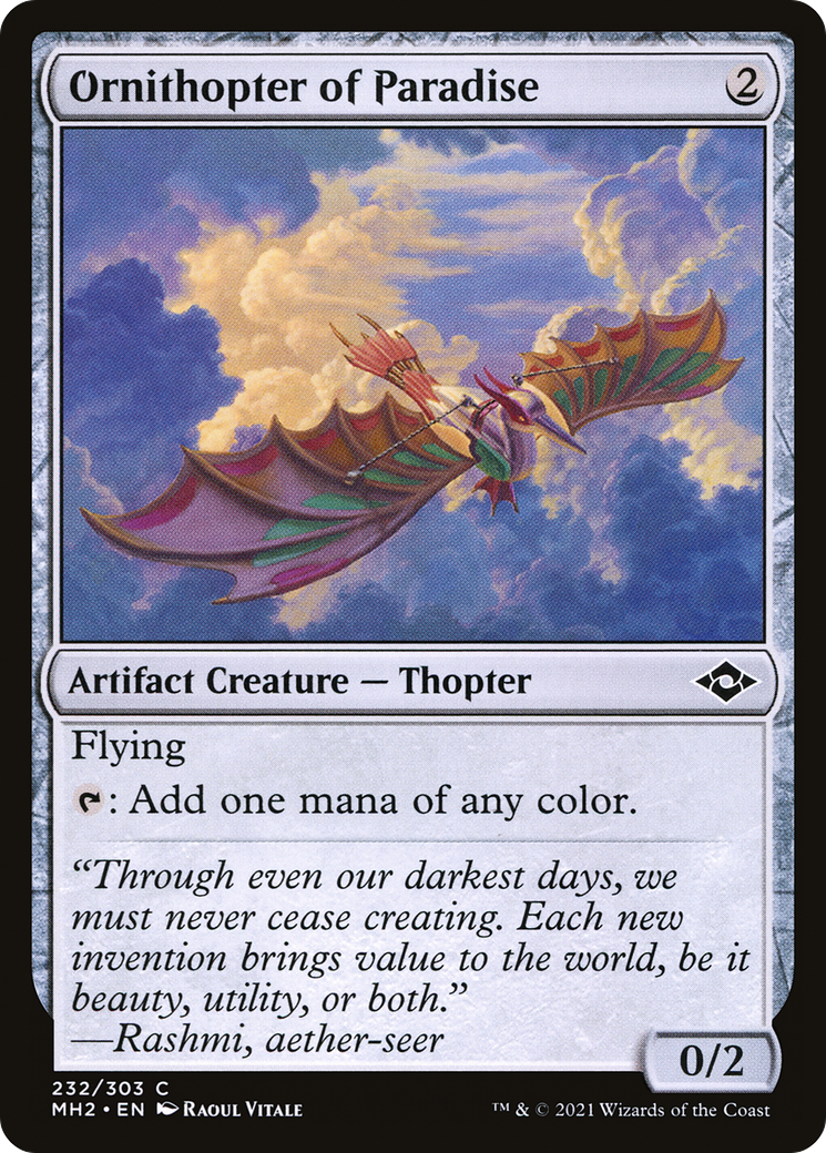 Ornithopter of Paradise (MH2-232) (Foil)