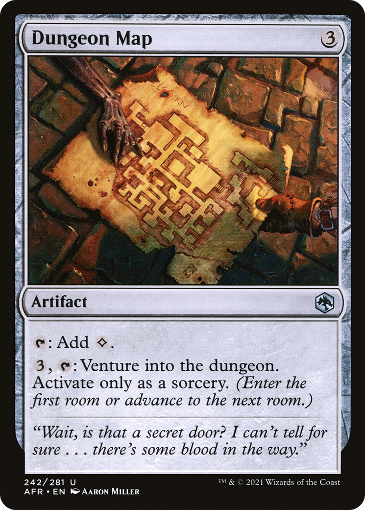 Dungeon Map (AFR-242) (Foil)