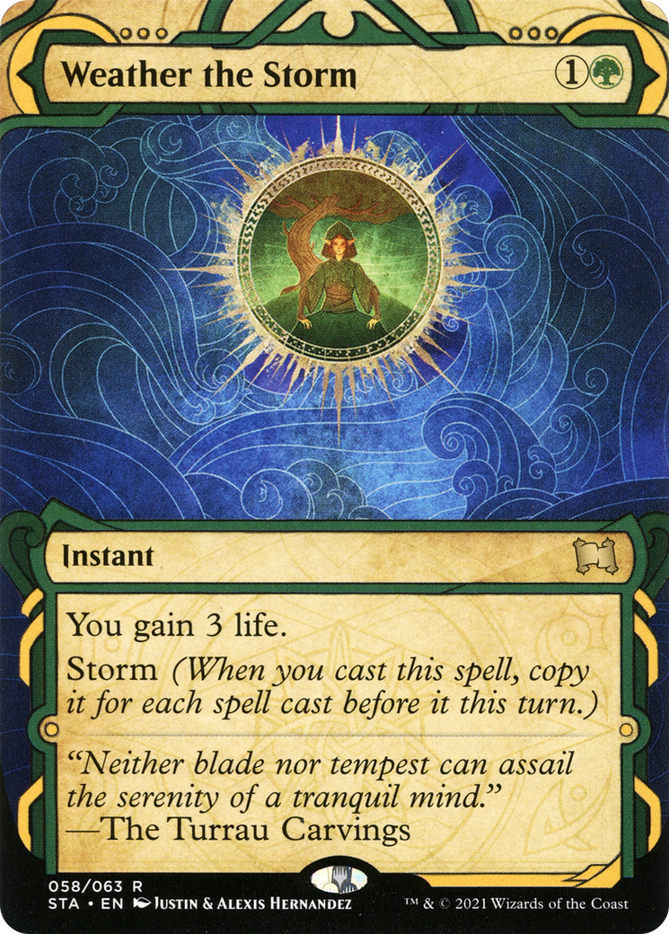 Weather the Storm (STA-58E) (Borderless) (Etched Foil)