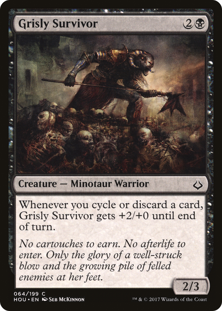 Grisly Survivor (HOU-064) (Foil)