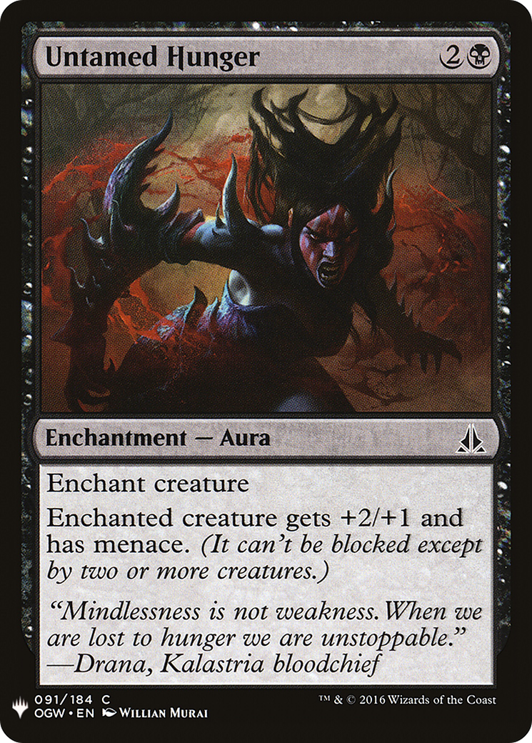 Untamed Hunger (LIST-OGW-91)
