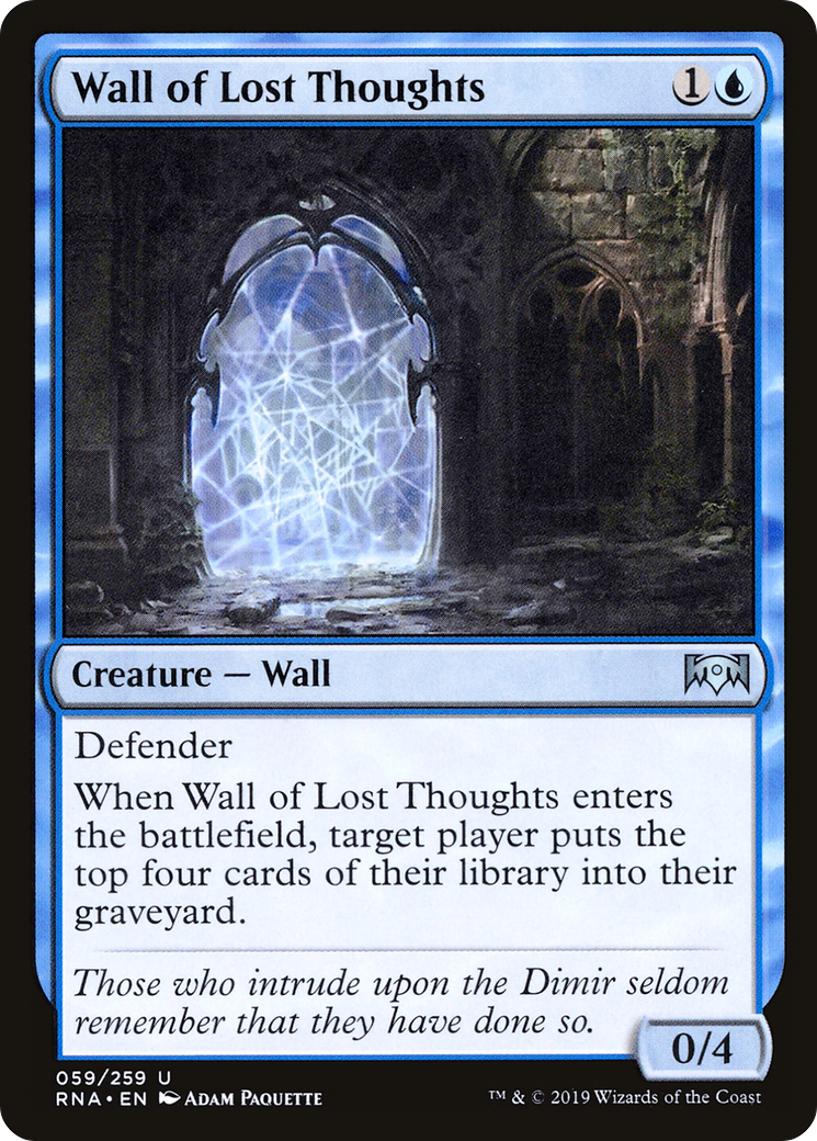 Wall of Lost Thoughts (RNA-059) (Foil)