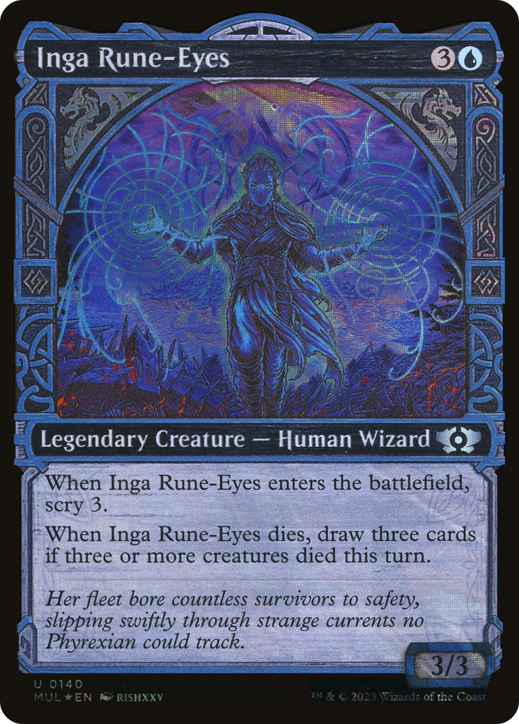Inga Rune-Eyes (MUL-140) (Showcase) (Halo Foil)