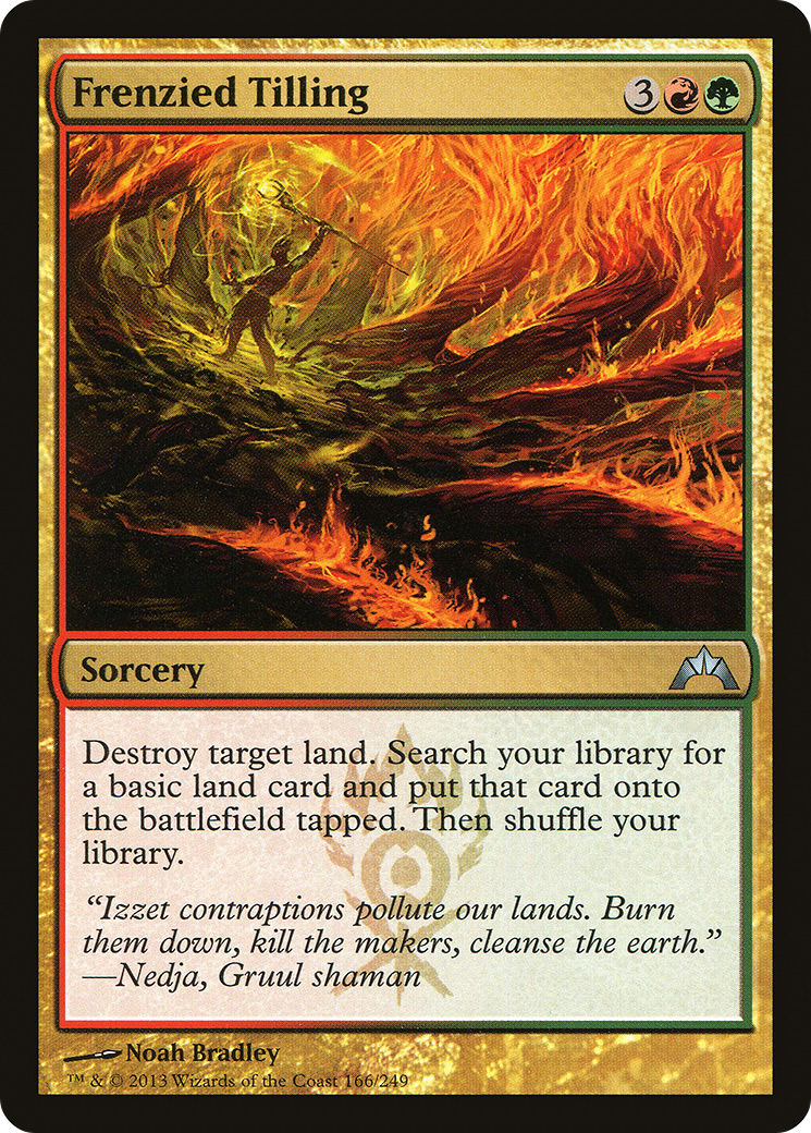 Frenzied Tilling (GTC-166) (Foil)