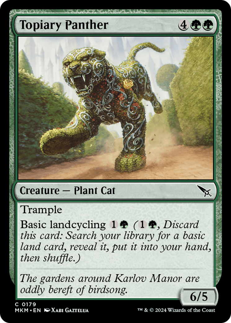 Topiary Panther (MKM-179)