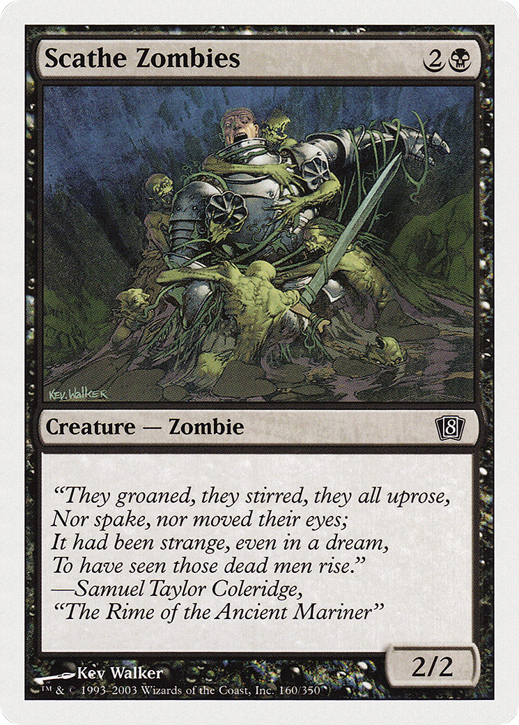Scathe Zombies (8ED-160★) (Foil)
