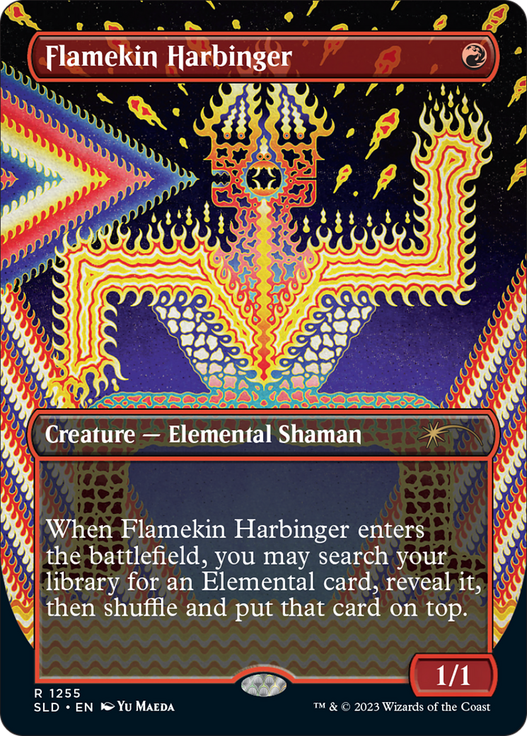 Flamekin Harbinger (SLD-1255) (Borderless) (Foil)