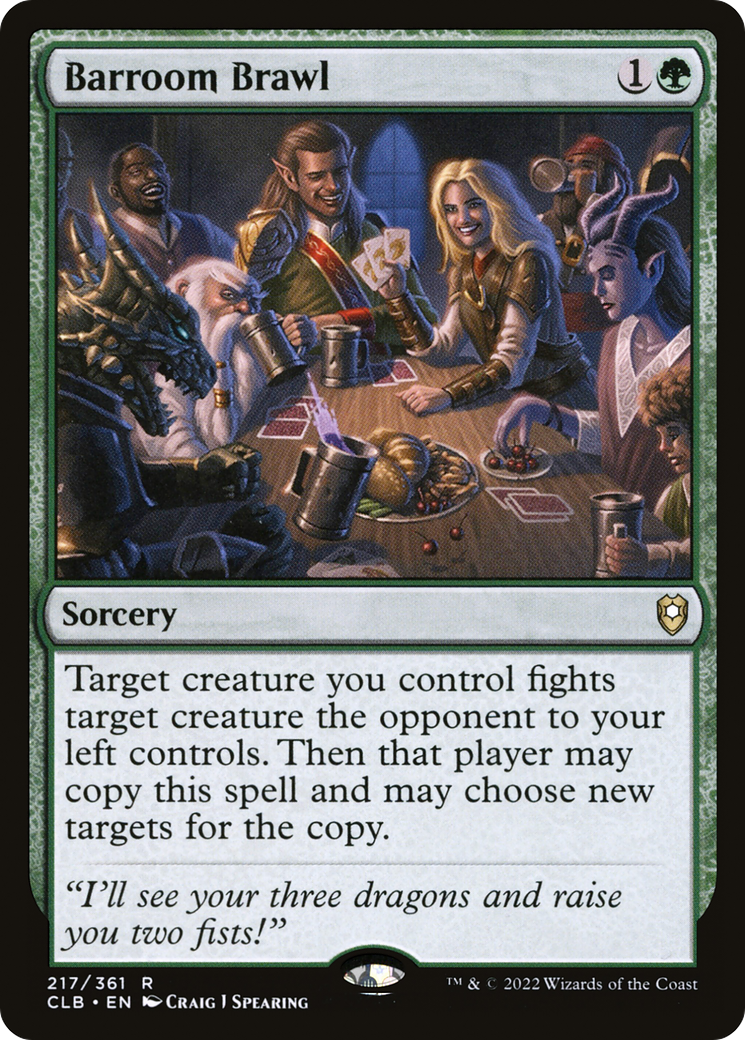 Barroom Brawl (CLB-217) (Foil)