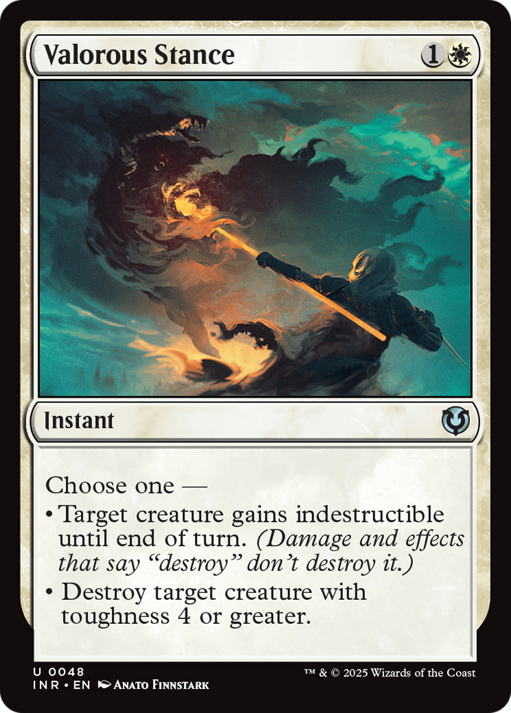 Valorous Stance (INR-048) (Foil)