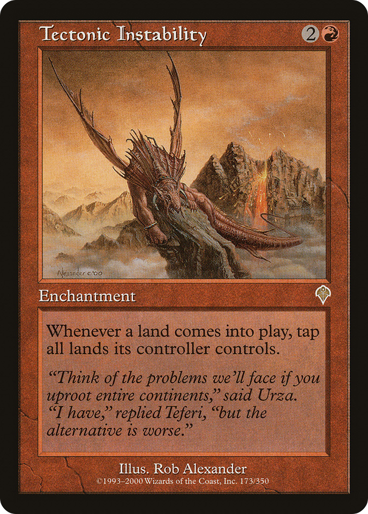 Tectonic Instability (INV-173) (Foil)