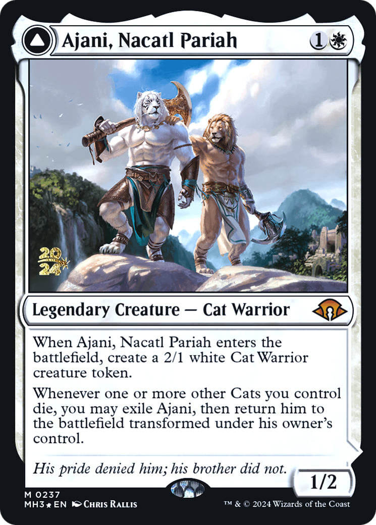 Ajani, Nacatl Pariah // Ajani, Nacatl Avenger (PRE-237S) (Foil)