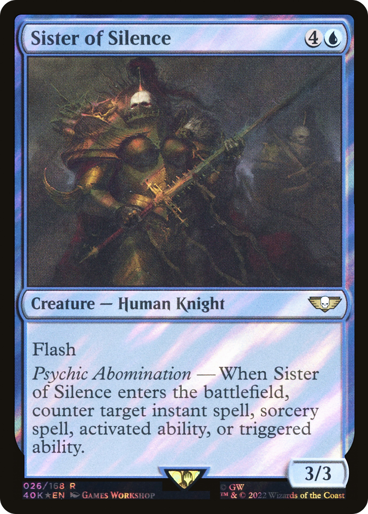 Sister of Silence (40K-26★) (Surge Foil)