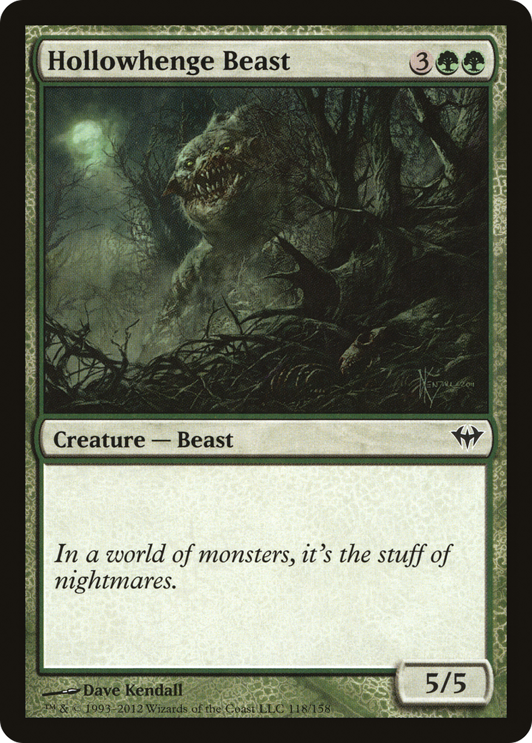 Hollowhenge Beast (DKA-118) (Foil)