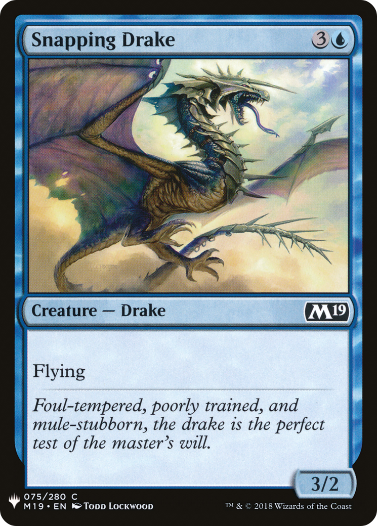 Snapping Drake (LIST-M19-75)