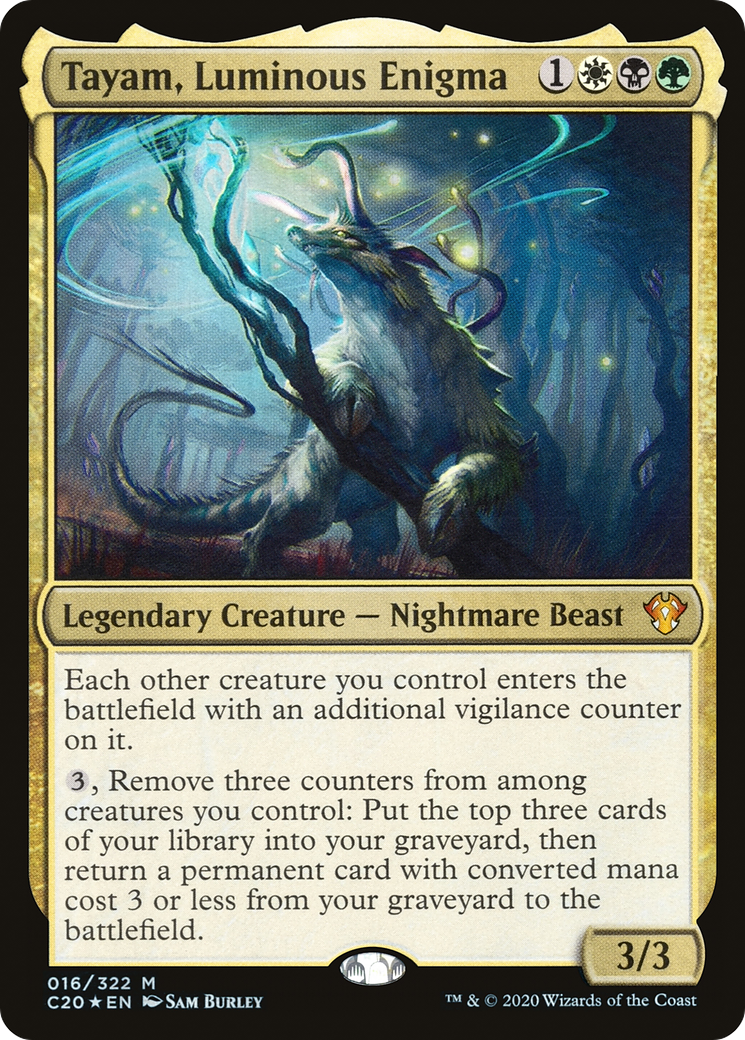 Tayam, Luminous Enigma (C20-016) (Foil)