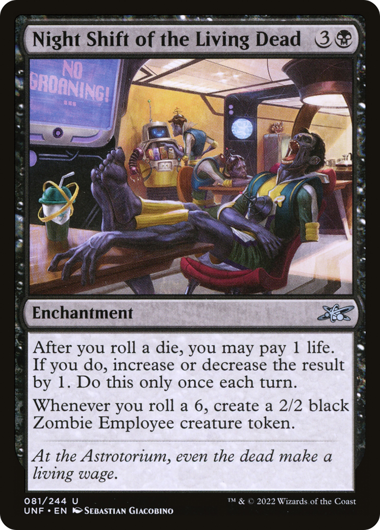 Night Shift of the Living Dead (UNF-081) (Foil)