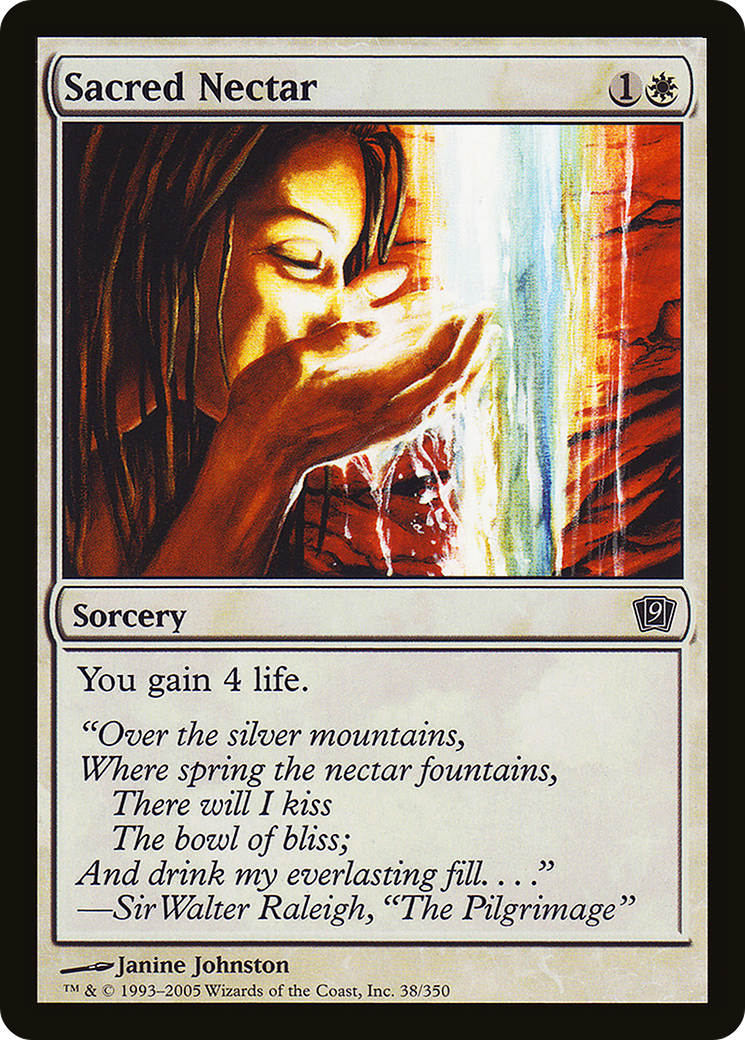 Sacred Nectar (9ED-038★) (Foil)