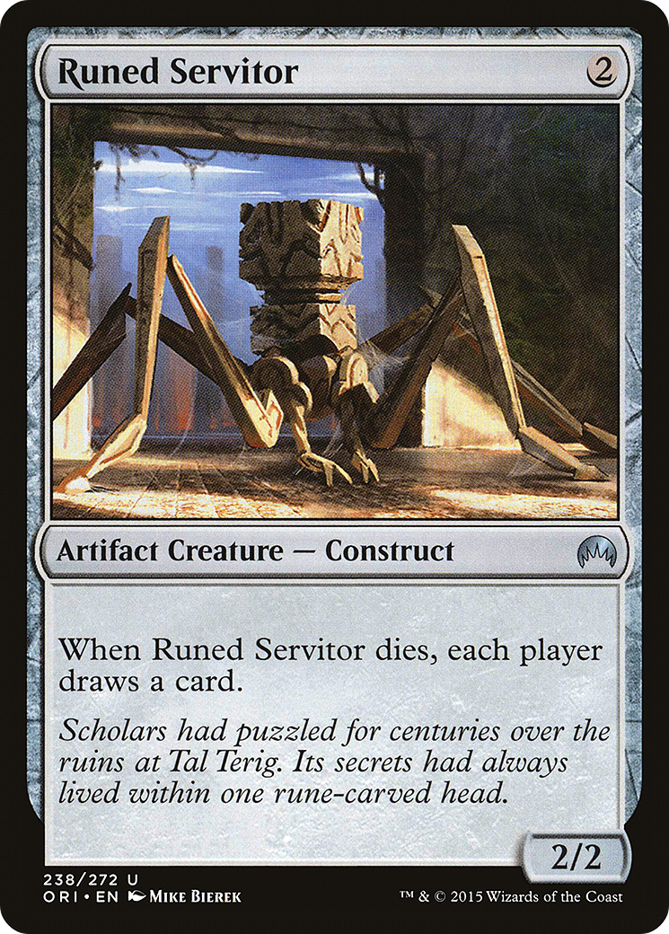 Runed Servitor (ORI-238) (Foil)