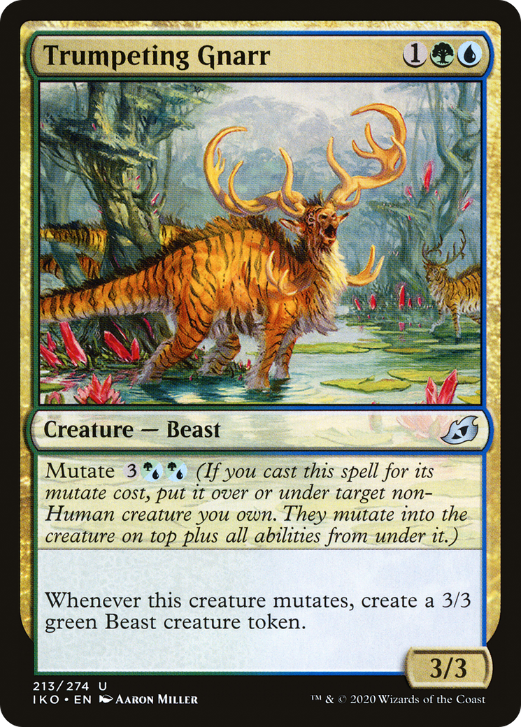 Trumpeting Gnarr (IKO-213) (Foil)