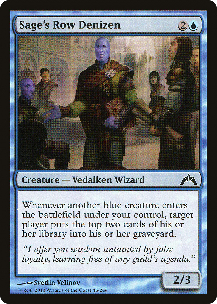 Sage's Row Denizen (GTC-046) (Foil)