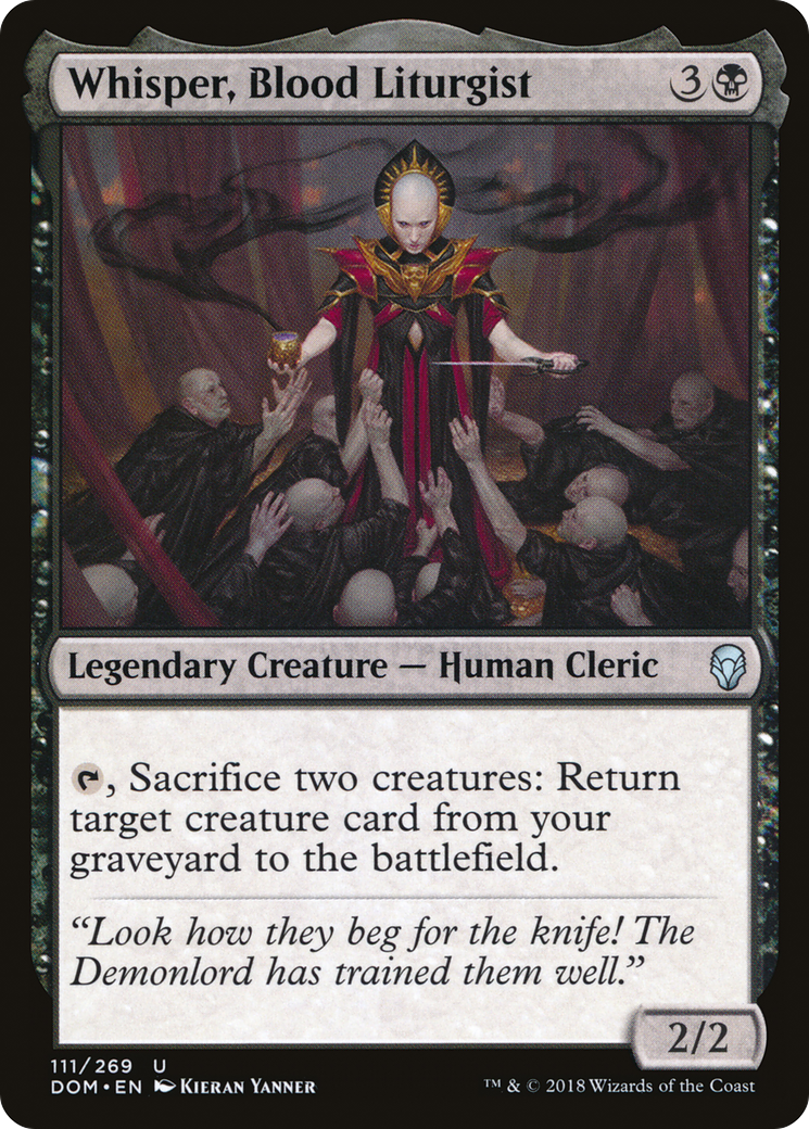 Whisper, Blood Liturgist (DOM-111) (Foil)