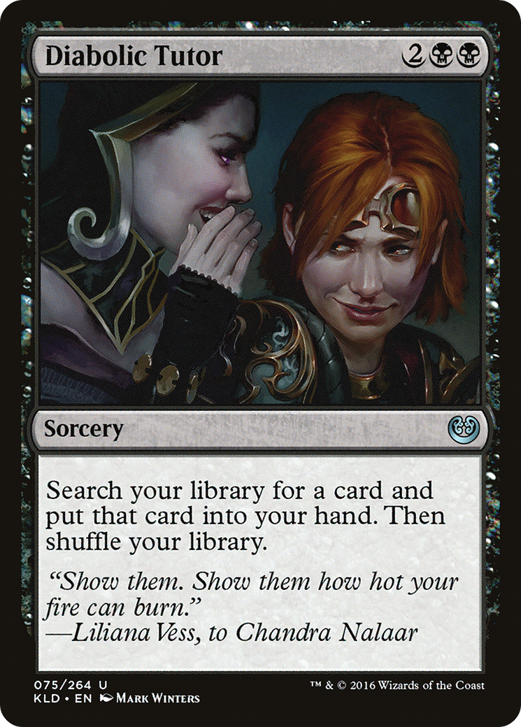 Diabolic Tutor (KLD-075) (Foil)