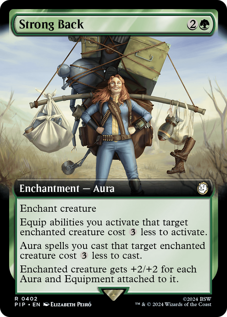 Strong Back (PIP-402) (Extended Art) (Foil)