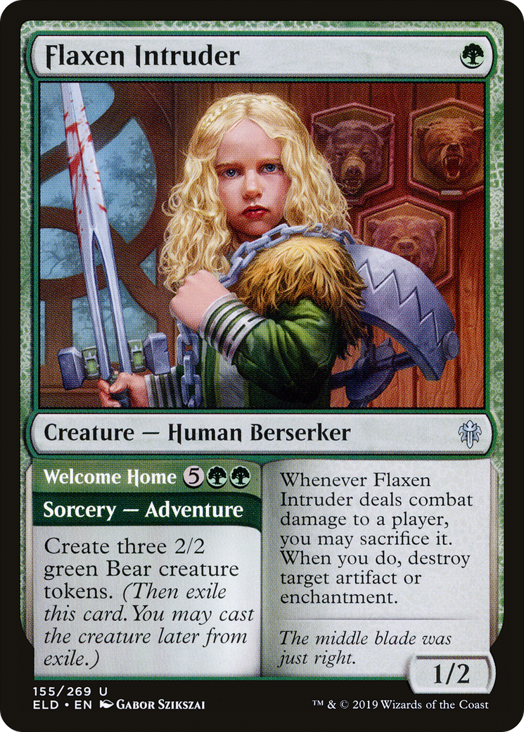 Flaxen Intruder // Welcome Home (ELD-155) (Foil)