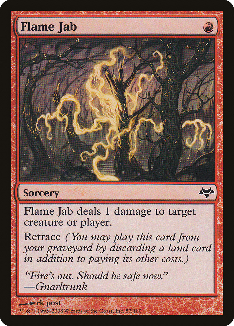 Flame Jab (EVE-053) (Foil)