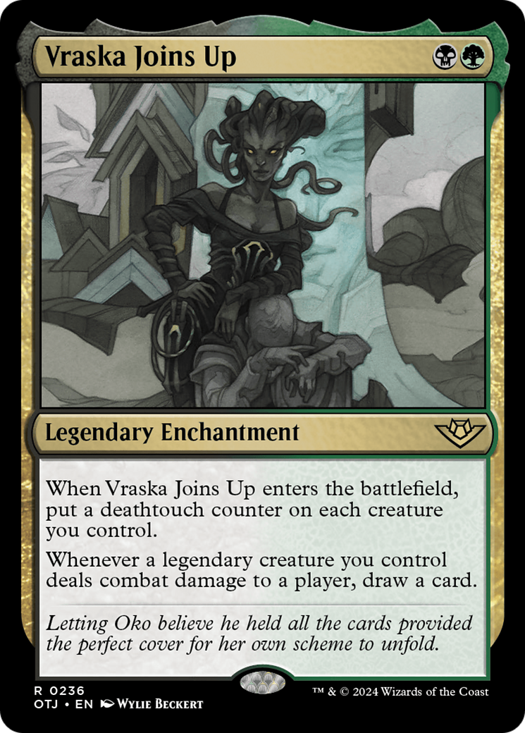 Vraska Joins Up (OTJ-236) (Foil)