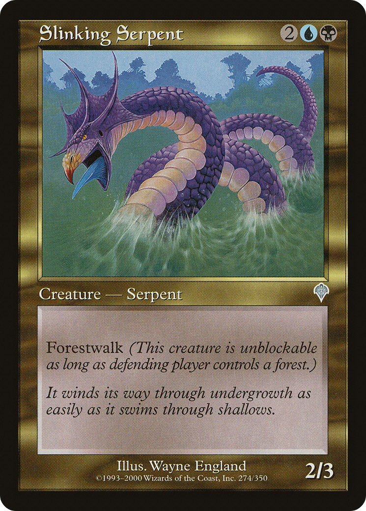 Slinking Serpent (INV-274) (Foil)
